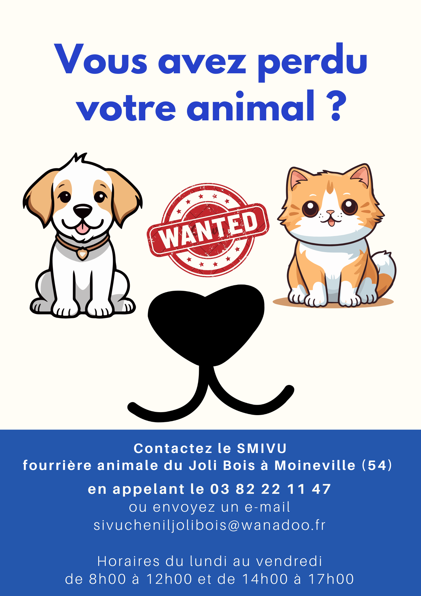 Vous avez perdu votre animal