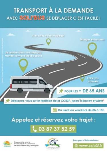 TRANSPORT A LA DEMANDE : AVEC SOLI’BUS, SE DEPLACER C’EST FACILE !