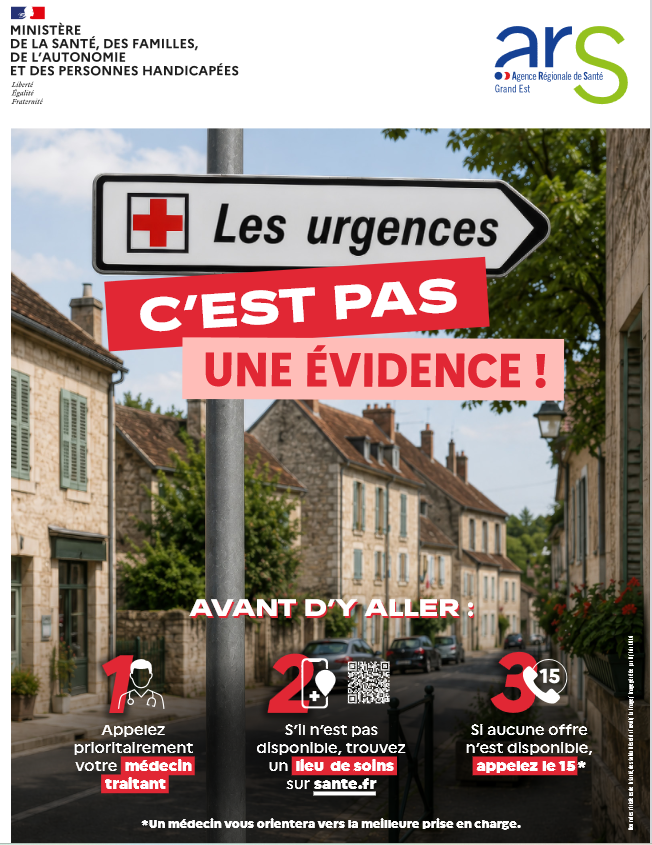 Les urgences, c'est pas une évidence !